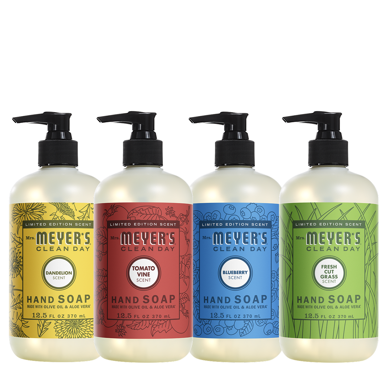 Mrs. Meyers Summer Seasonal Hand Soap Collection - with Everyday Cleansing