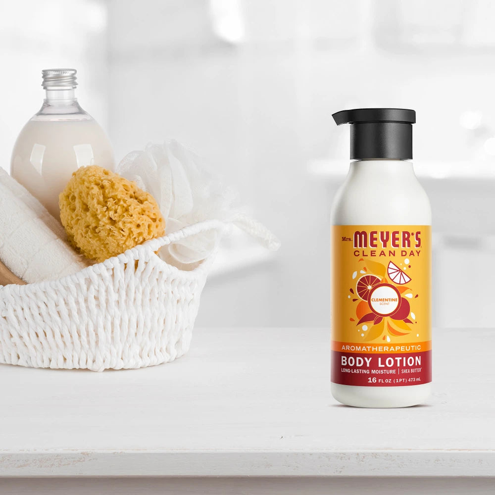 Mrs. Meyers Clementine Body Lotion - with Daily Cleansing