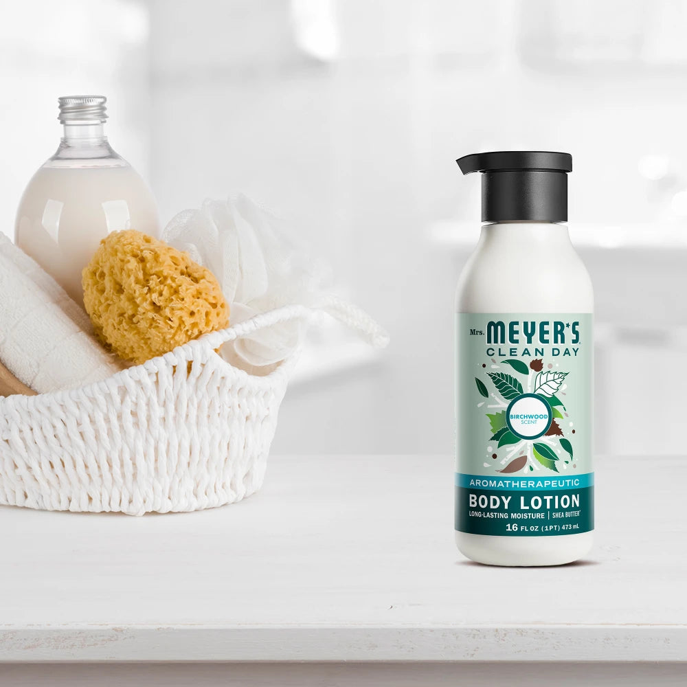Mrs. Meyers Birchwood Body Lotion - with Daily Cleansing