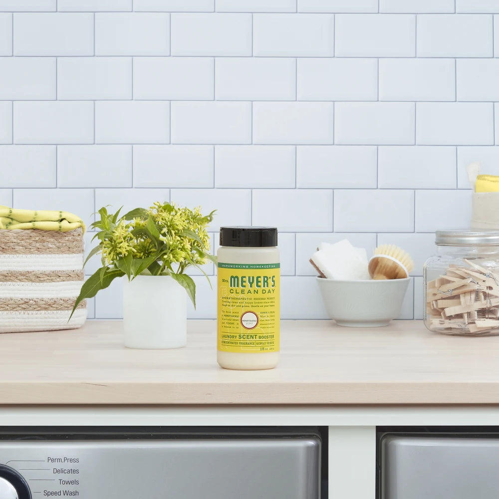 Mrs. Meyers Honeysuckle Laundry Scent Booster - with Everyday Fabric Care