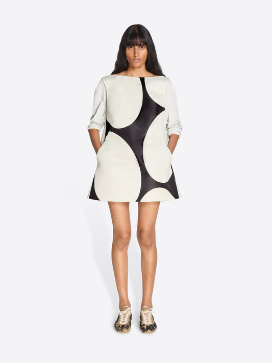 Printed Mini Dress