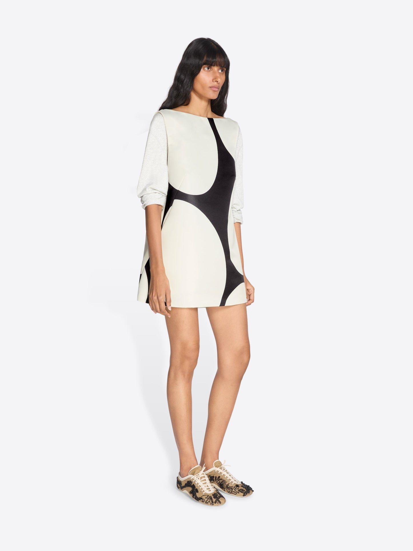 Printed Mini Dress