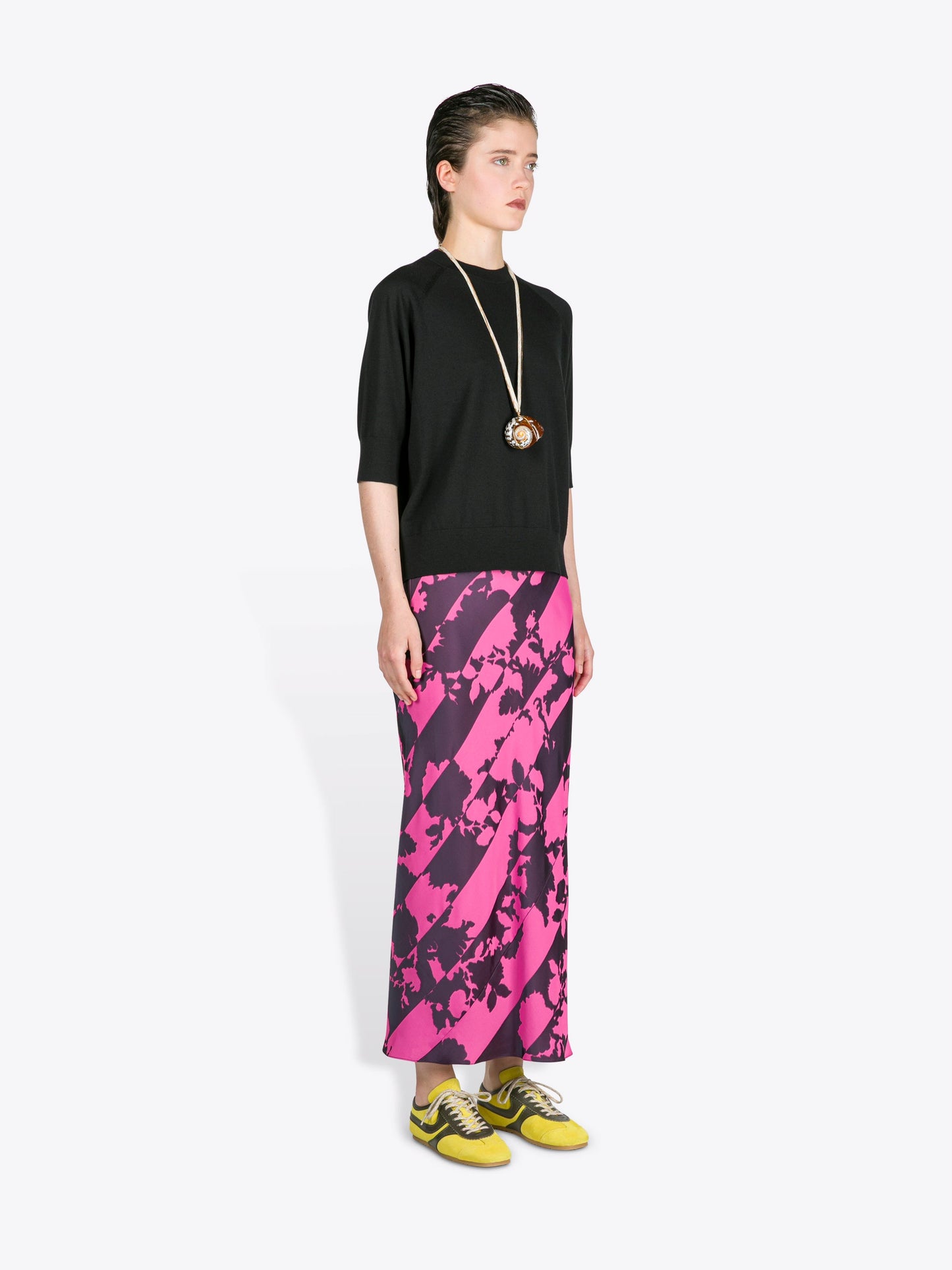 Printed Midi Skirt