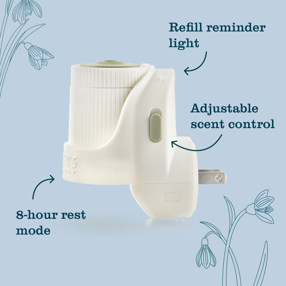 Snowdrop Plug In Scented Oil Refill 2 - Pack - with Garden-Inspired Scent