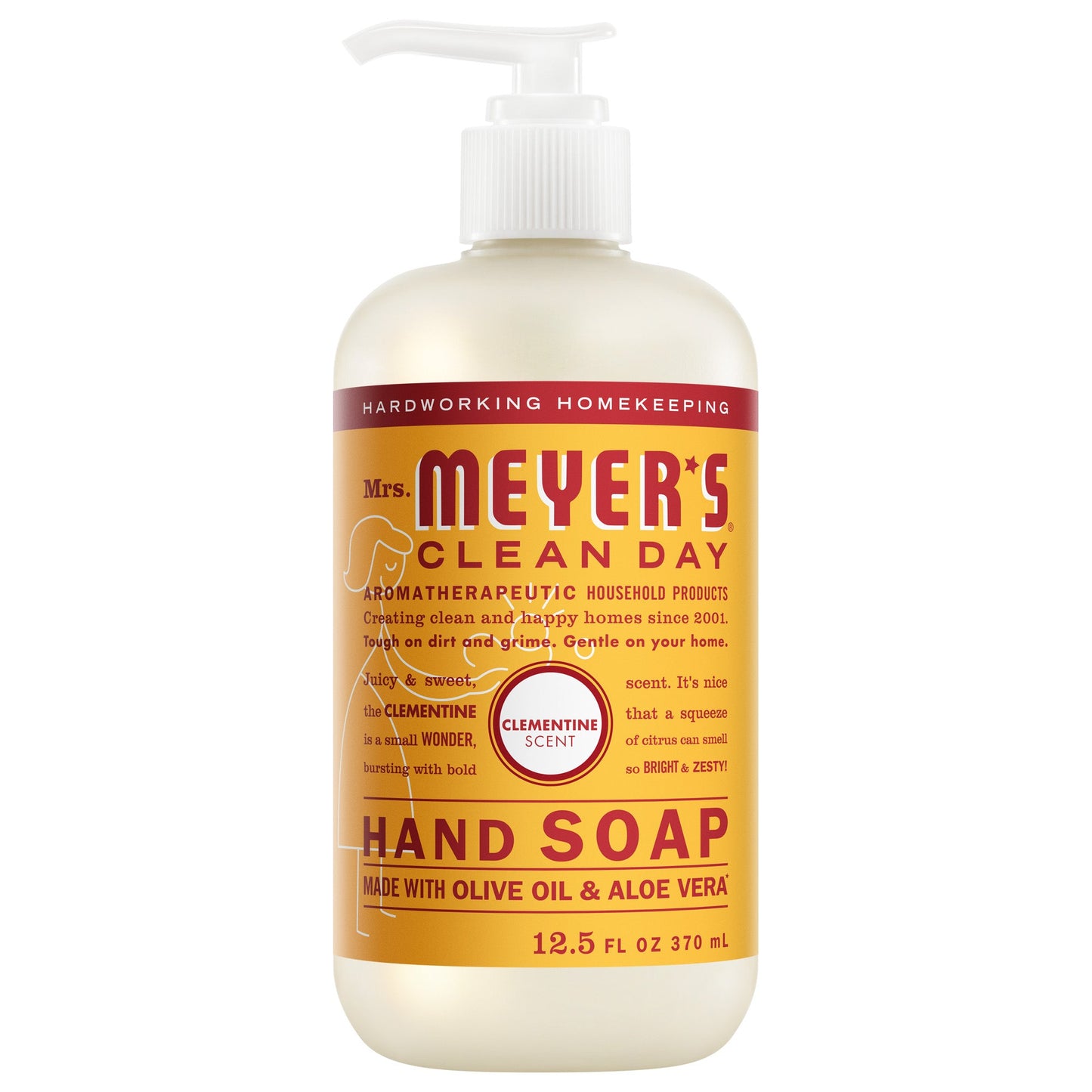 Mrs. Meyers Clementine Liquid Hand Soap - with Everyday Cleansing