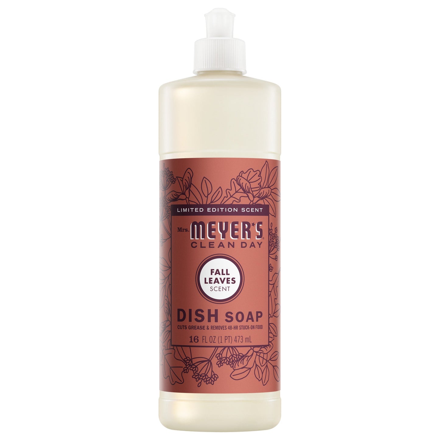Mrs. Meyers Fall Leaves Dish Soap - with Kitchen Cleanup