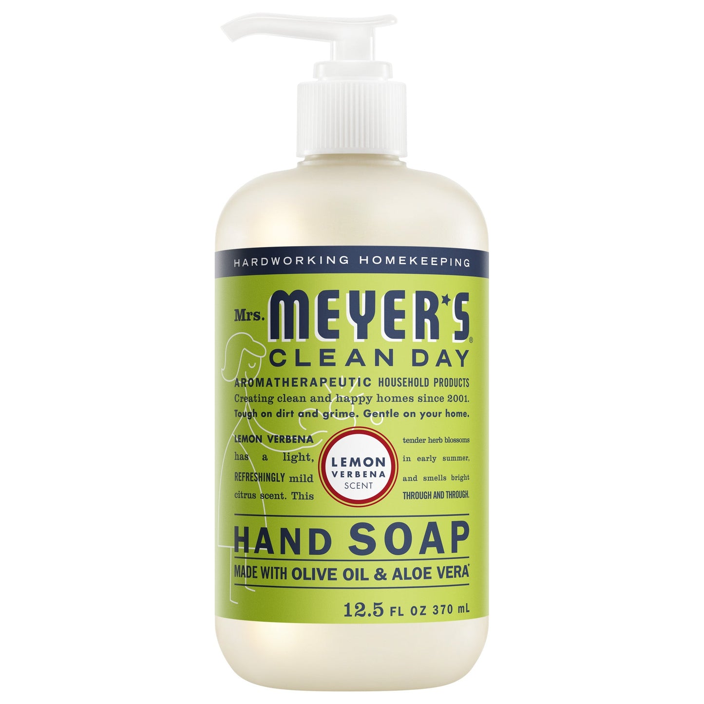 Mrs. Meyers Lemon Verbena Liquid Hand Soap - with Everyday Cleansing