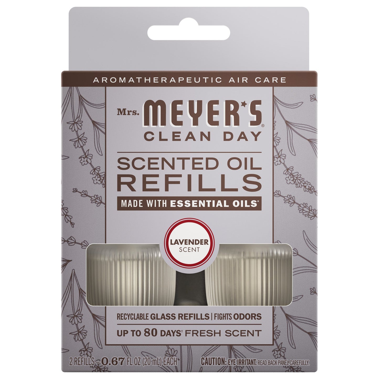 Lavender Plug In Scented Oil Refill 2 - Pack - with Garden-Inspired Scent