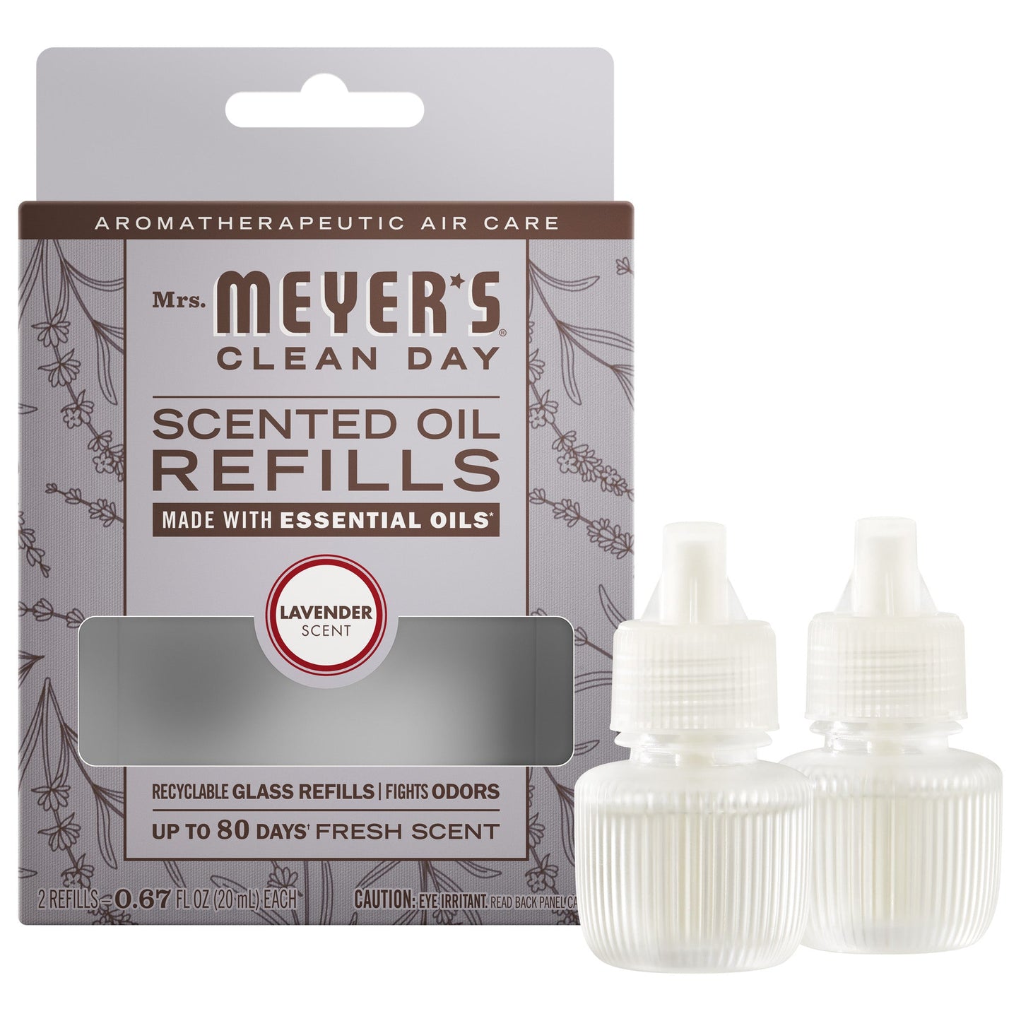 Lavender Plug In Scented Oil Refill 2 - Pack - with Garden-Inspired Scent