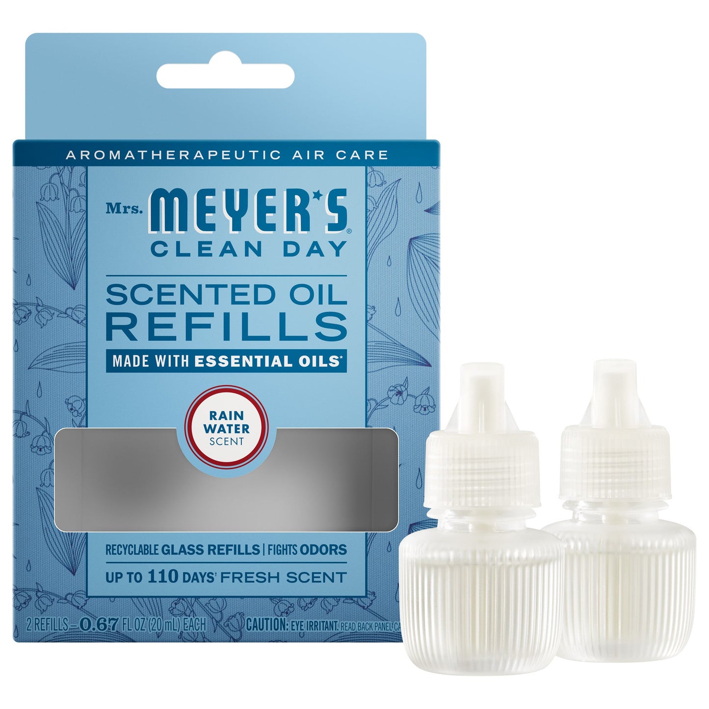 Rain Water Plug In Scented Oil Refill 2 - Pack - with Garden-Inspired Scent