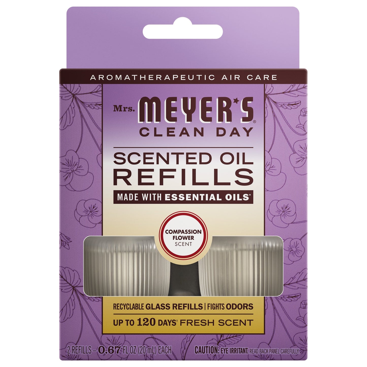 Compassion Flower Plug In Scented Oil Refill 2 - Pack - with Garden-Inspired Scent