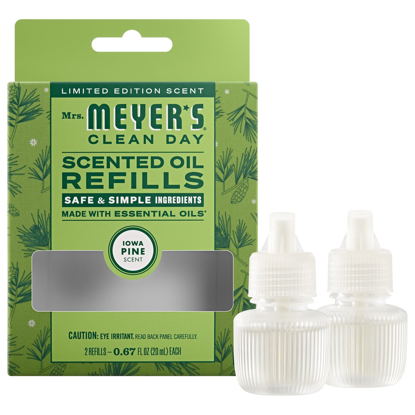 Iowa Pine Plug In Scented Oil Refill 2 - Pack - with Garden-Inspired Scent