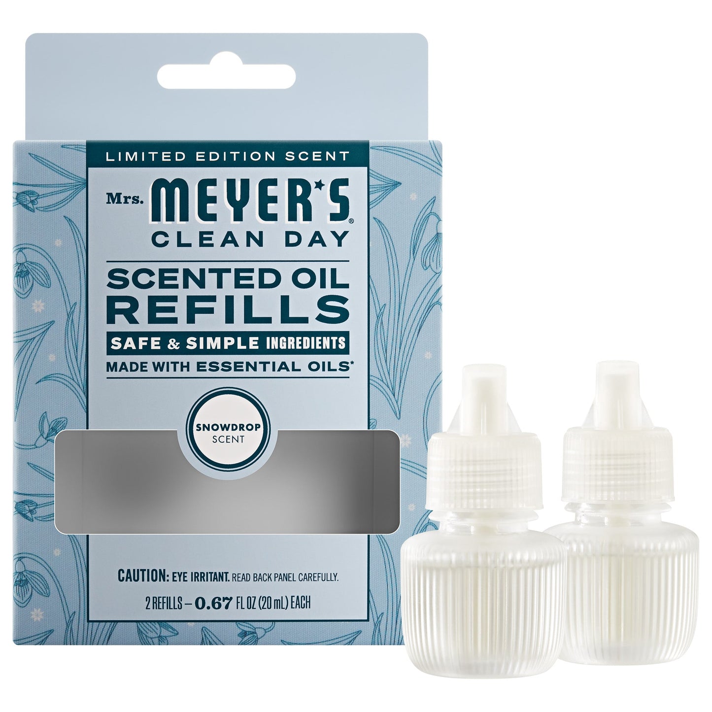 Snowdrop Plug In Scented Oil Refill 2 - Pack - with Garden-Inspired Scent