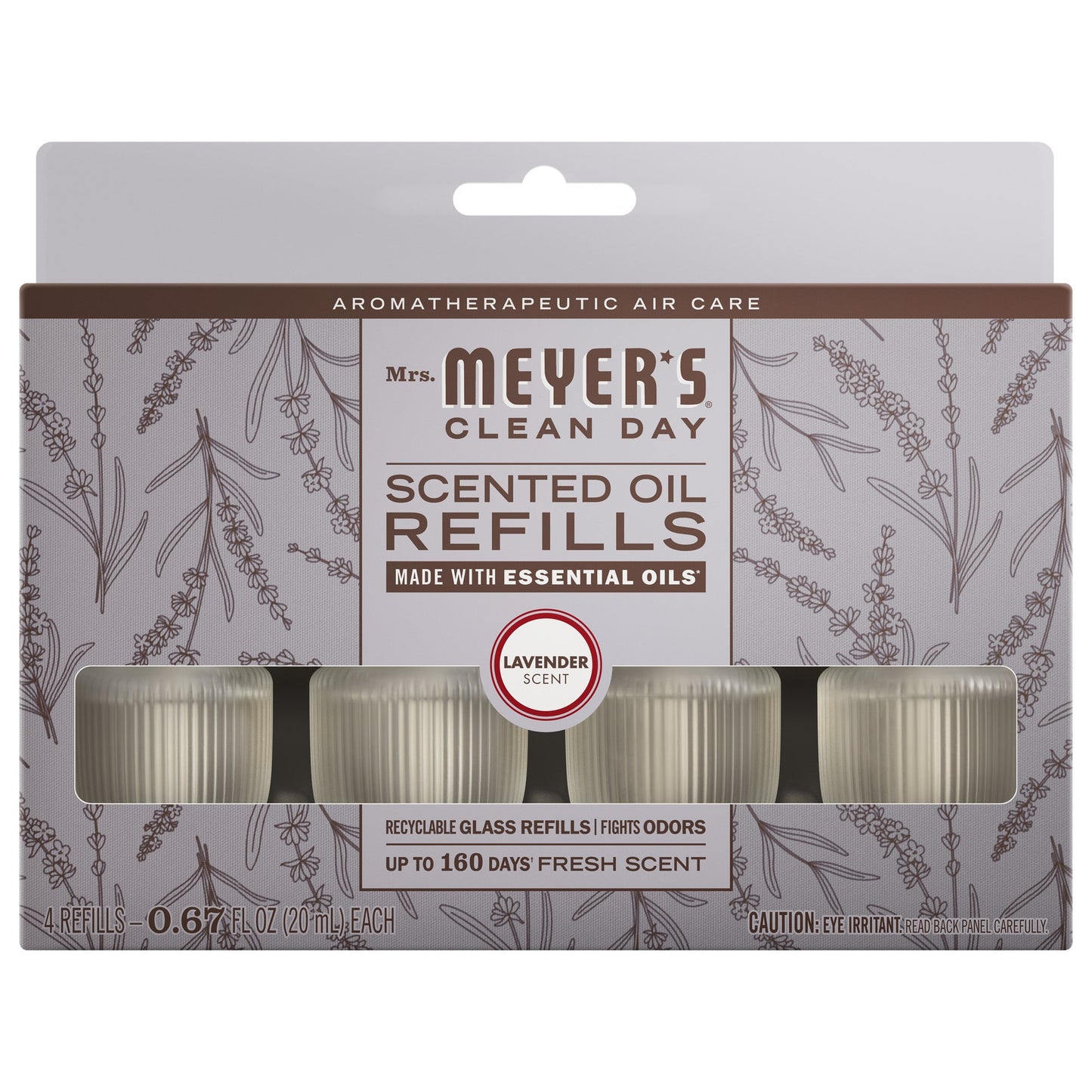 Lavender Plug In Scented Oil Refill 4 - Pack - with Garden-Inspired Scent