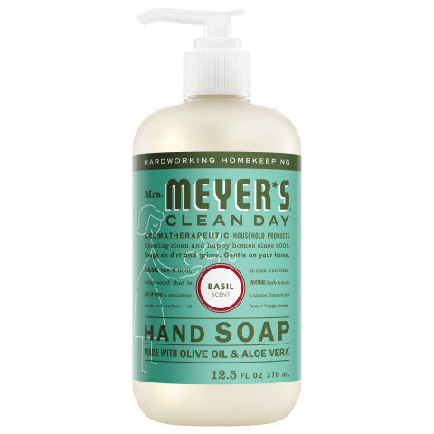 Mrs. Meyers Basil Liquid Hand Soap - with Everyday Cleansing