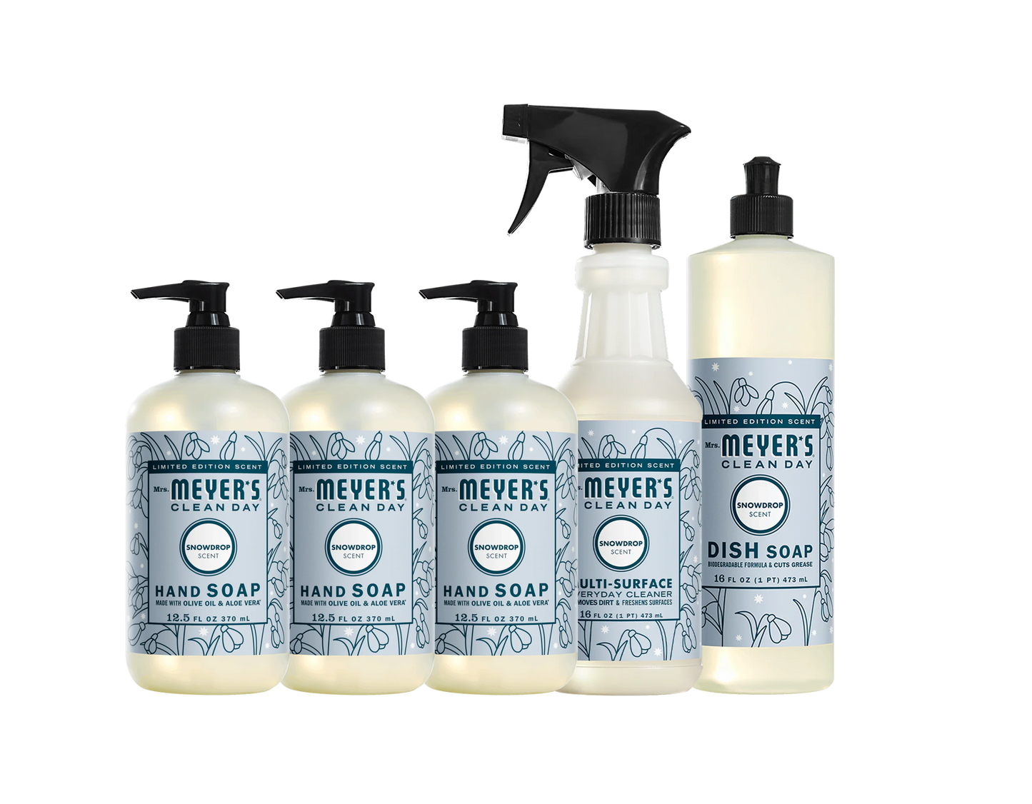 Snowdrop Essentials 5 - Count Bundle - with Everyday Cleansing