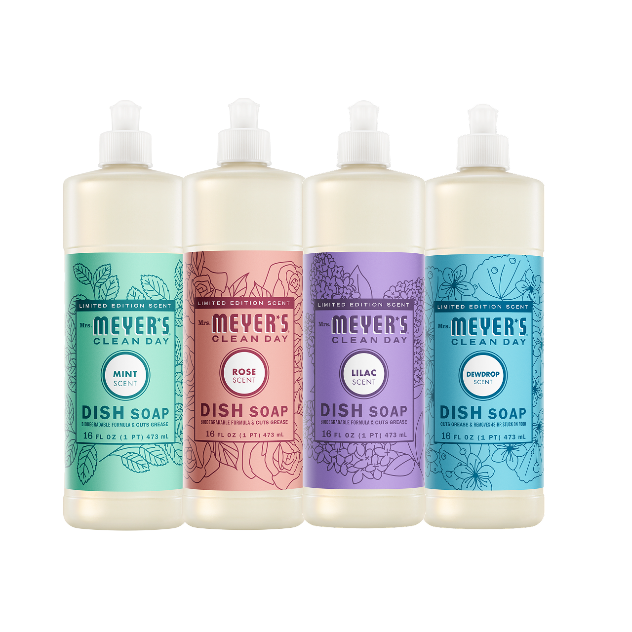 Spring Seasonal Dish Soap Collection - with Kitchen Cleanup