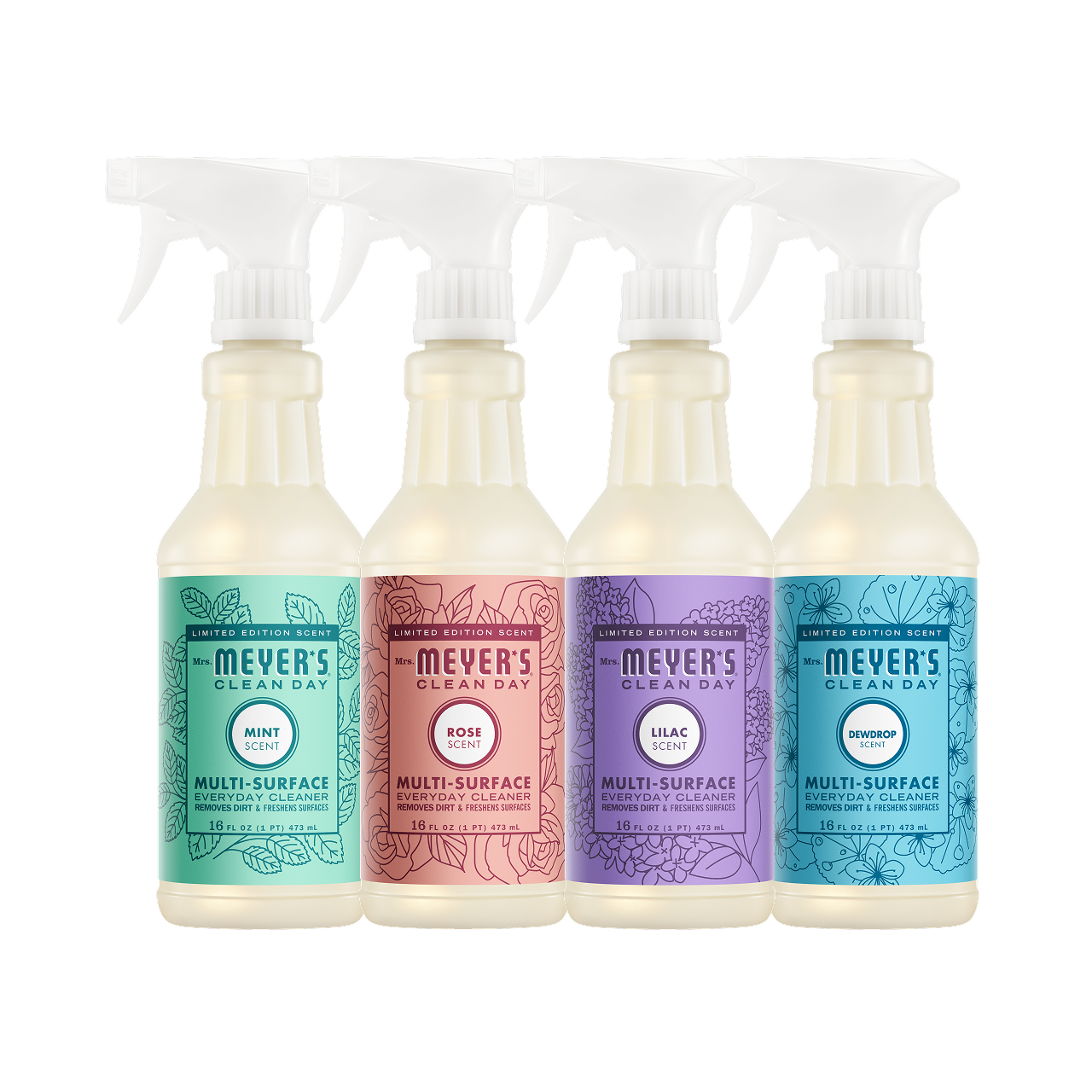 Spring Seasonal Multi - Surface Everyday Cleaner Collection - with Convenient Multi-Product Use