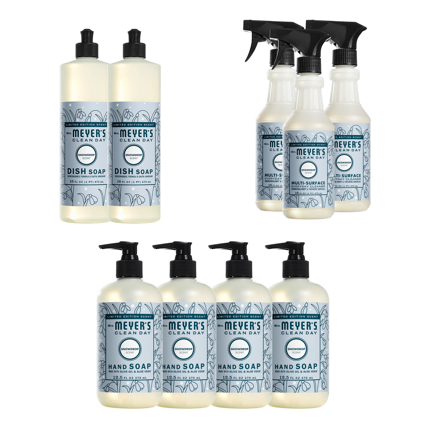 Snowdrop Essentials Plus 9 - Count Bundle - with Everyday Cleansing