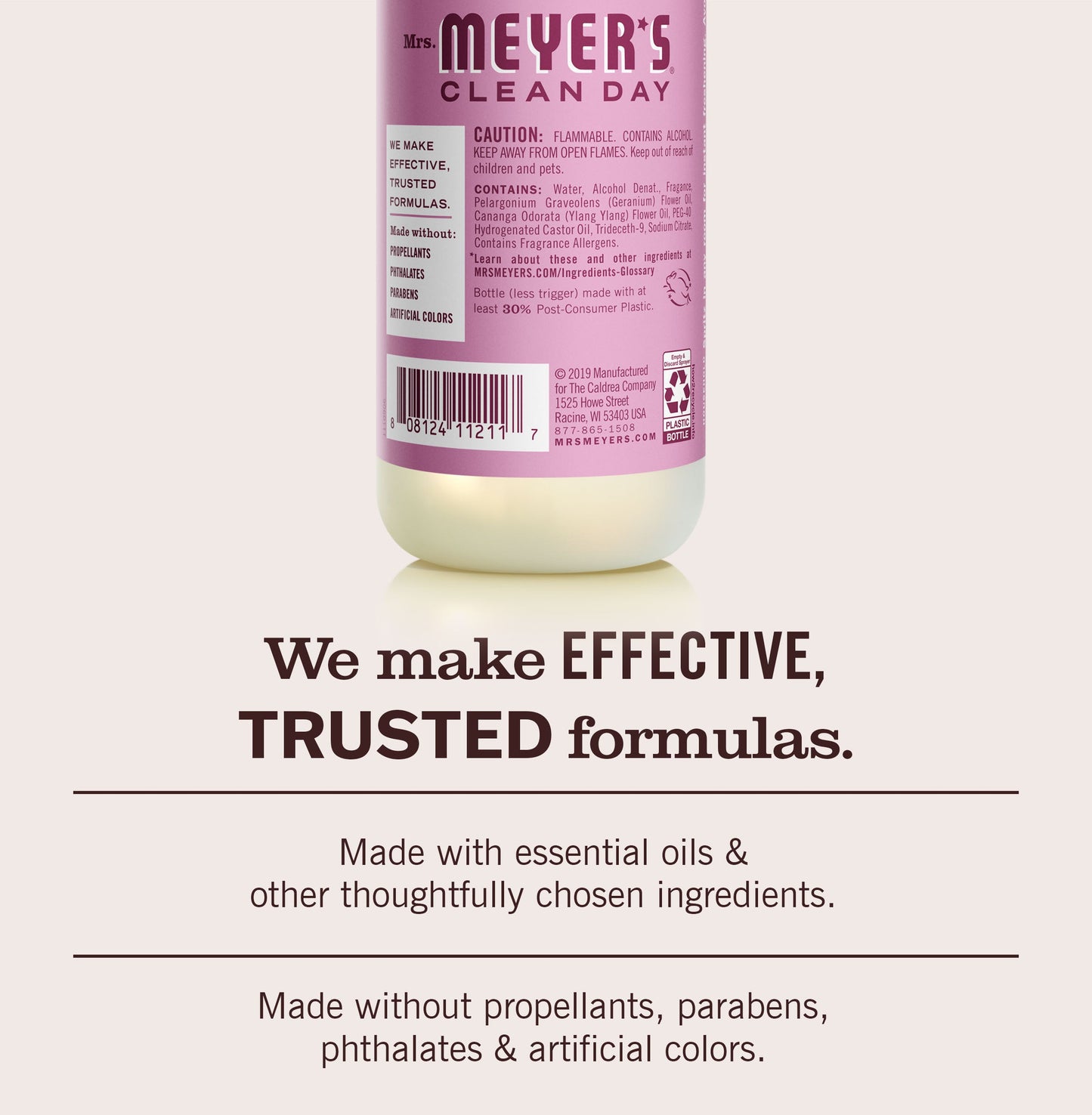 Mrs. Meyers Peony Room Freshener - with Garden-Inspired Scent