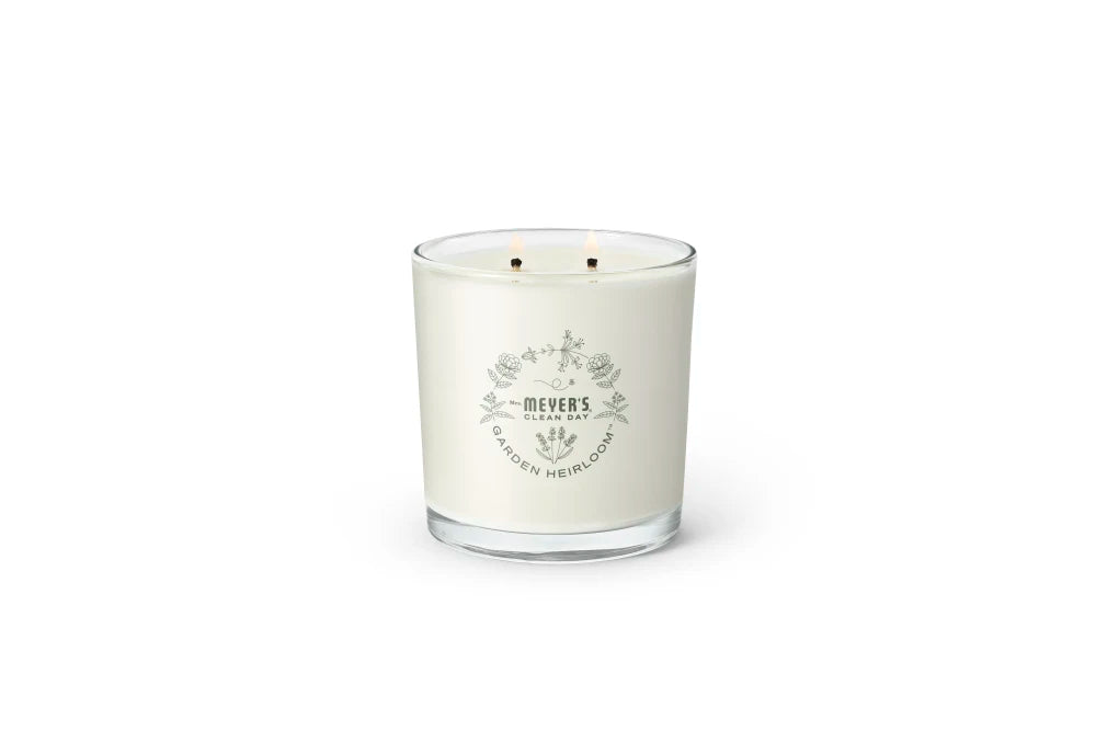 Mrs. Meyers Wild Mint Garden Heirloom Candle - with Garden-Inspired Scent