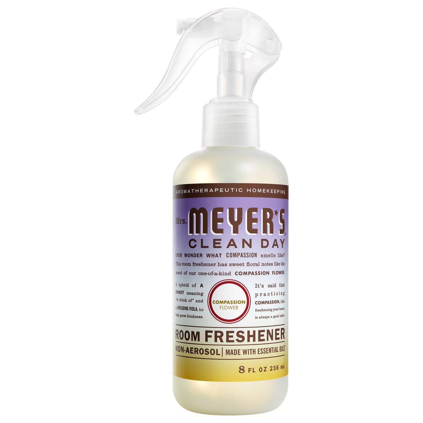 Compassion Flower Room Freshener Mrs. Meyers - with Garden-Inspired Scent