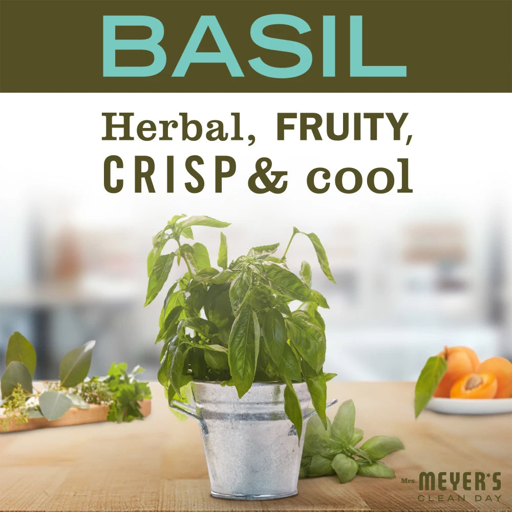 Mrs. Meyers Basil Hand Sanitizer - with Everyday Cleansing