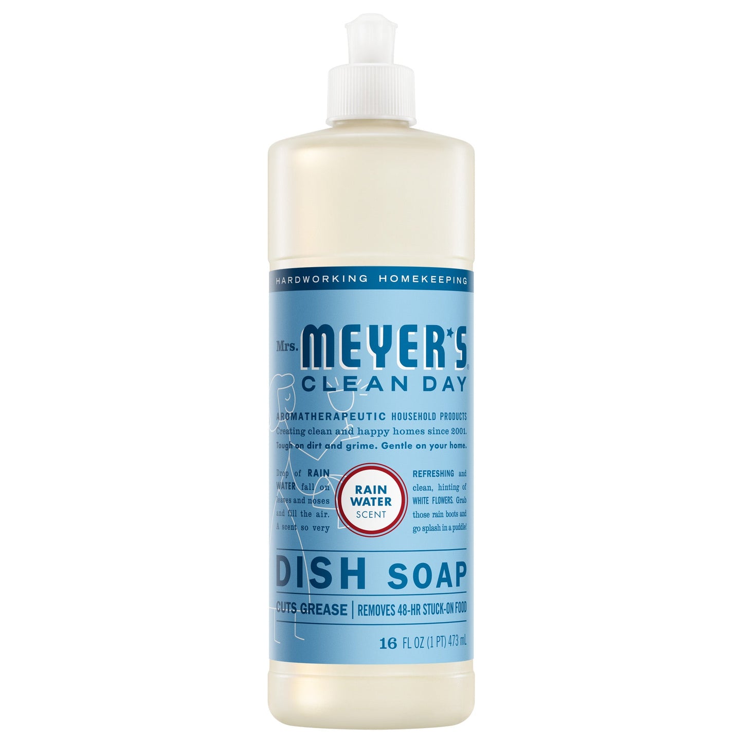 Mrs. Meyers Rain Water Dish Soap - with Kitchen Cleanup
