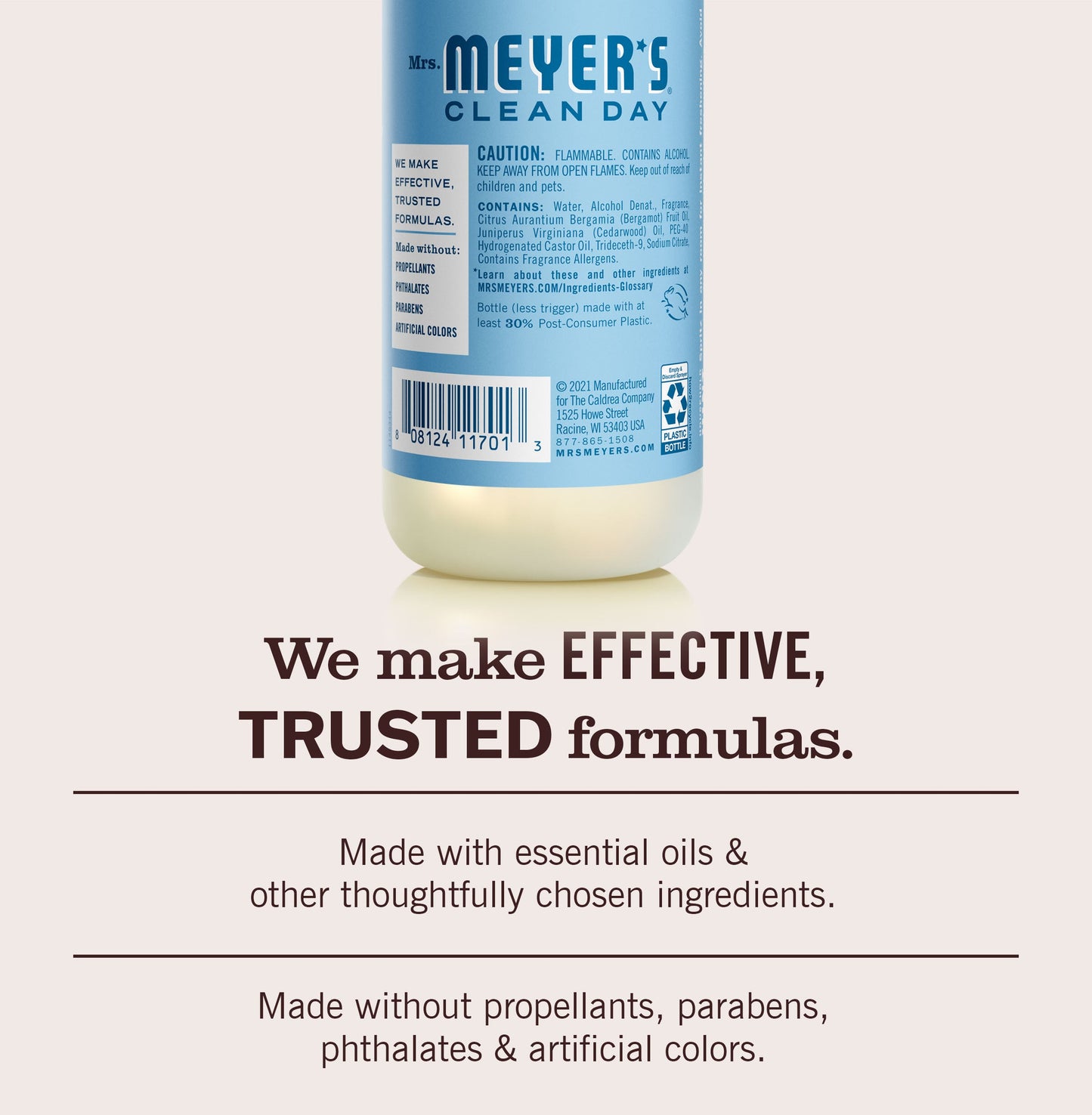 Mrs. Meyers Rain Water Room Freshener - with Garden-Inspired Scent