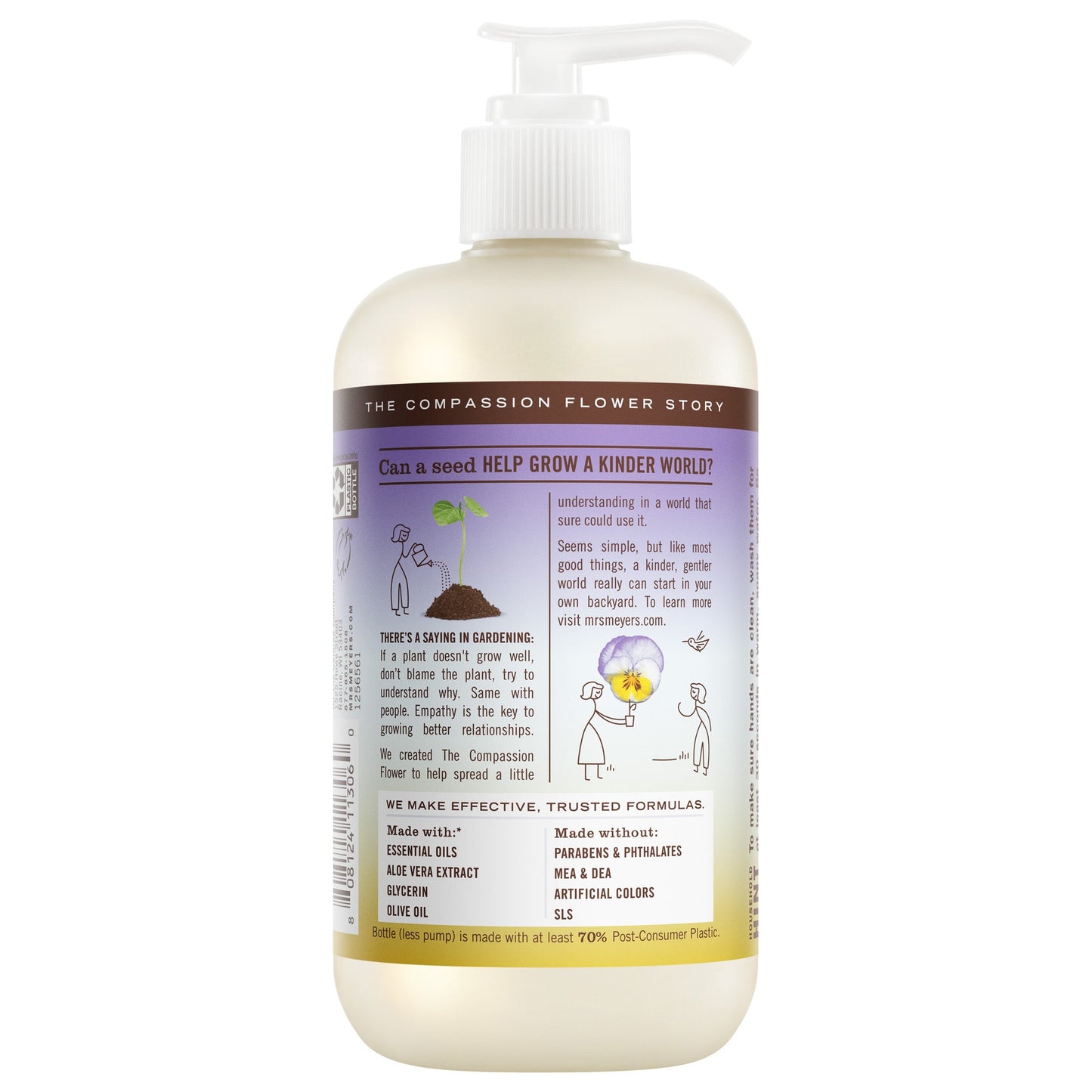 Compassion Flower Liquid Hand Soap Mrs. Meyers - with Everyday Cleansing