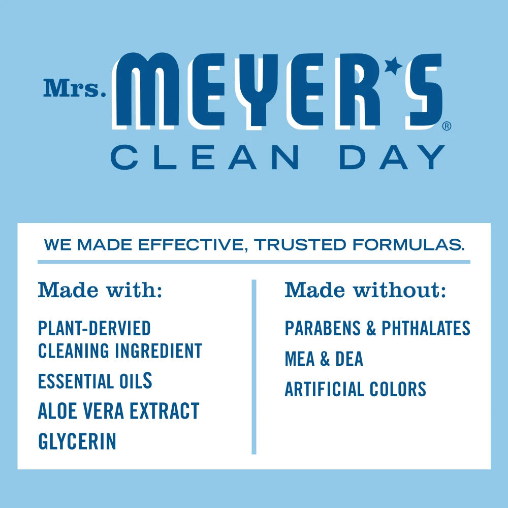 Mrs. Meyers Rain Water Dish Soap Refill - with Kitchen Cleanup