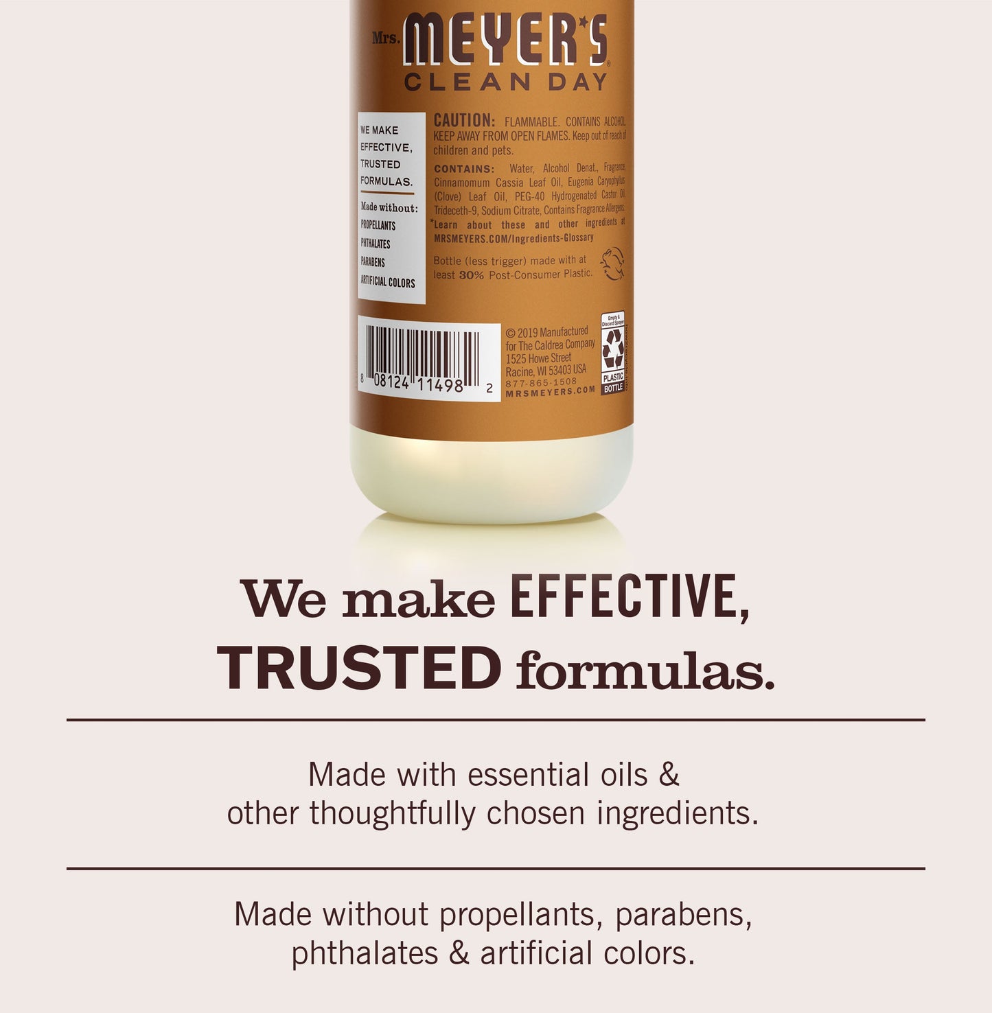 Mrs. Meyers Acorn Spice Room Freshener - with Garden-Inspired Scent