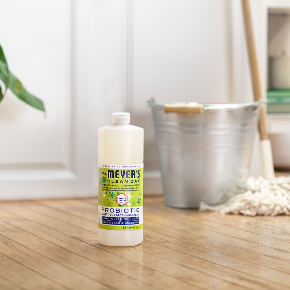 Mrs. Meyers Lemon Verbena Probiotic Multi - Surface Concentrate - with Convenient Concentrated Use