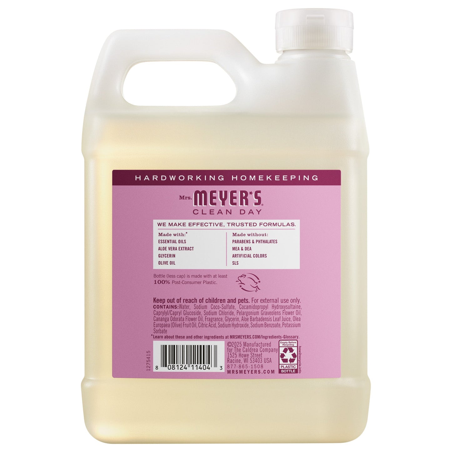 Mrs. Meyers Peony Liquid Hand Soap Refill - with Everyday Cleansing