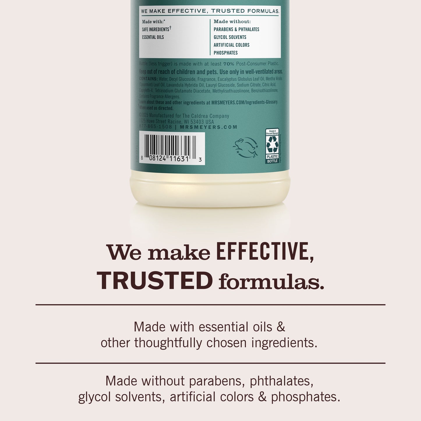 Eucalyptus Multi - Surface Everyday Cleaner Mrs. Meyers - with Everyday Surface Care