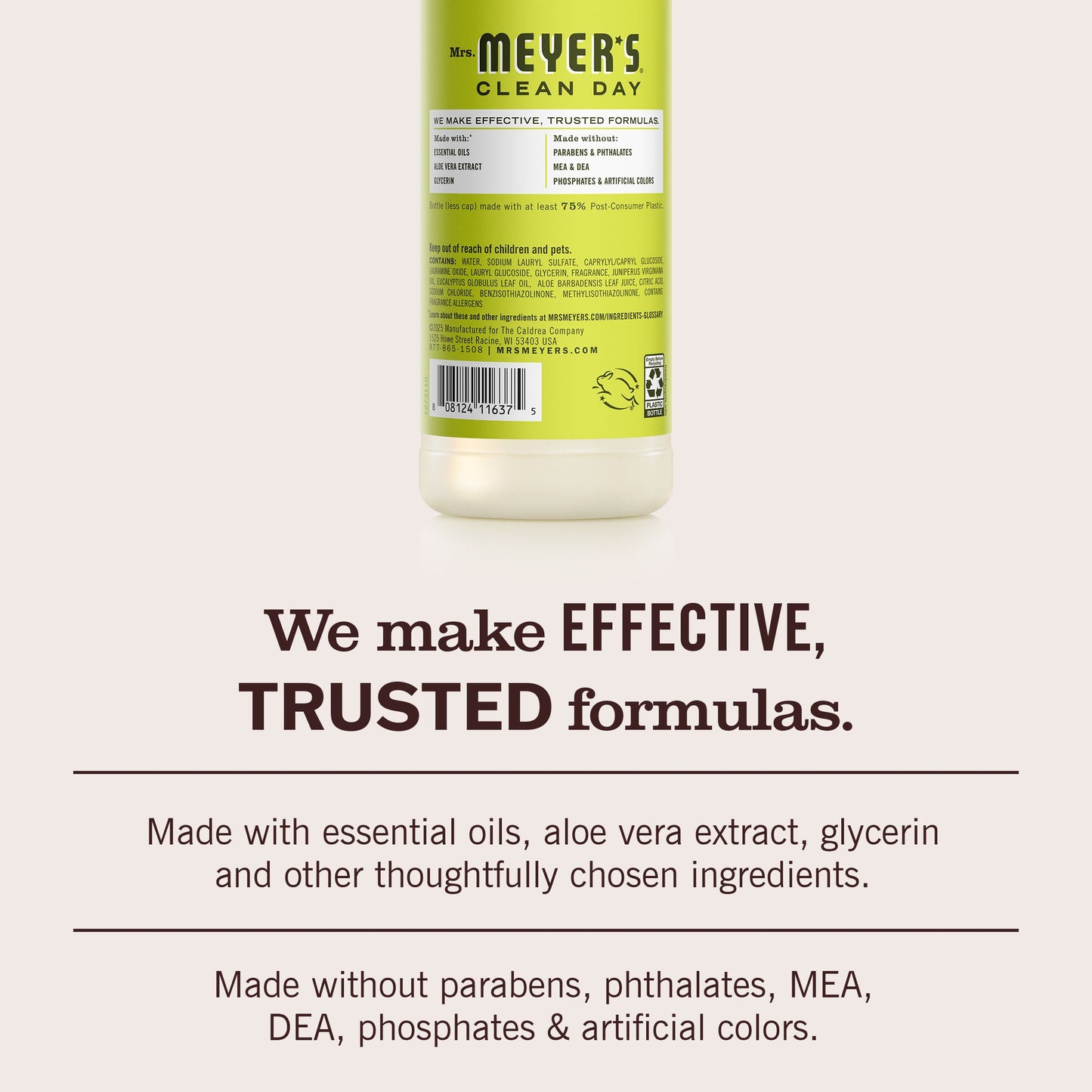 Pear Tree Dish Soap Mrs. Meyers - with Kitchen Cleanup