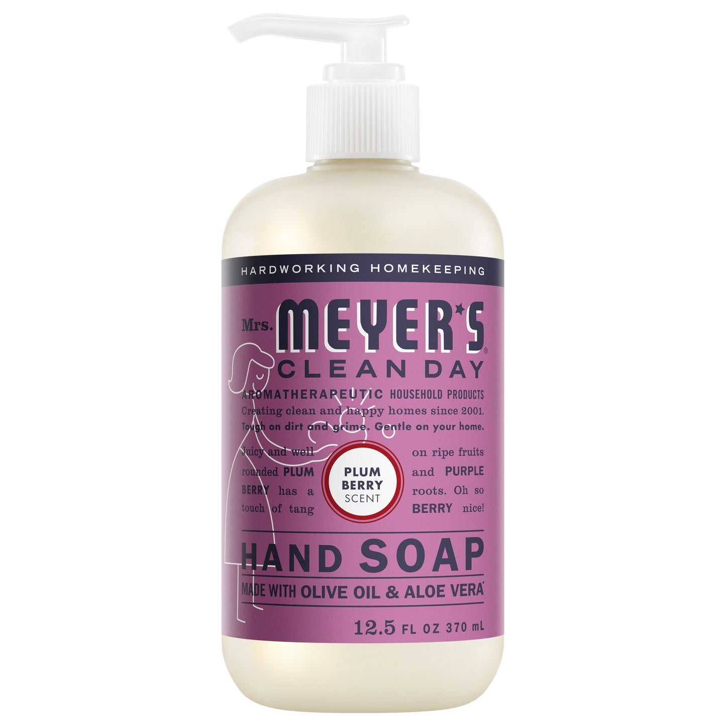 Mrs. Meyers Plum Berry Liquid Hand Soap - with Everyday Cleansing
