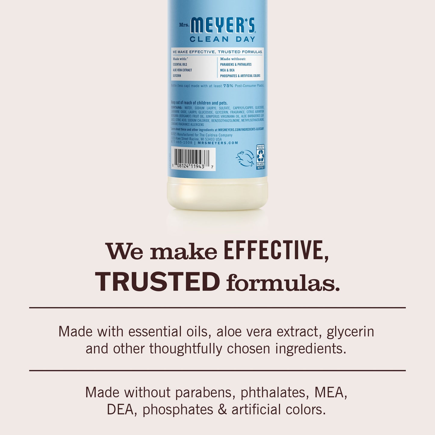 Mrs. Meyers Rain Water Dish Soap - with Kitchen Cleanup