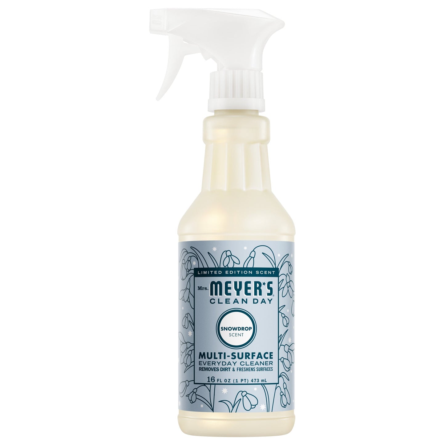 Mrs. Meyers Snowdrop Multi - Surface Everyday Cleaner - with Everyday Surface Care