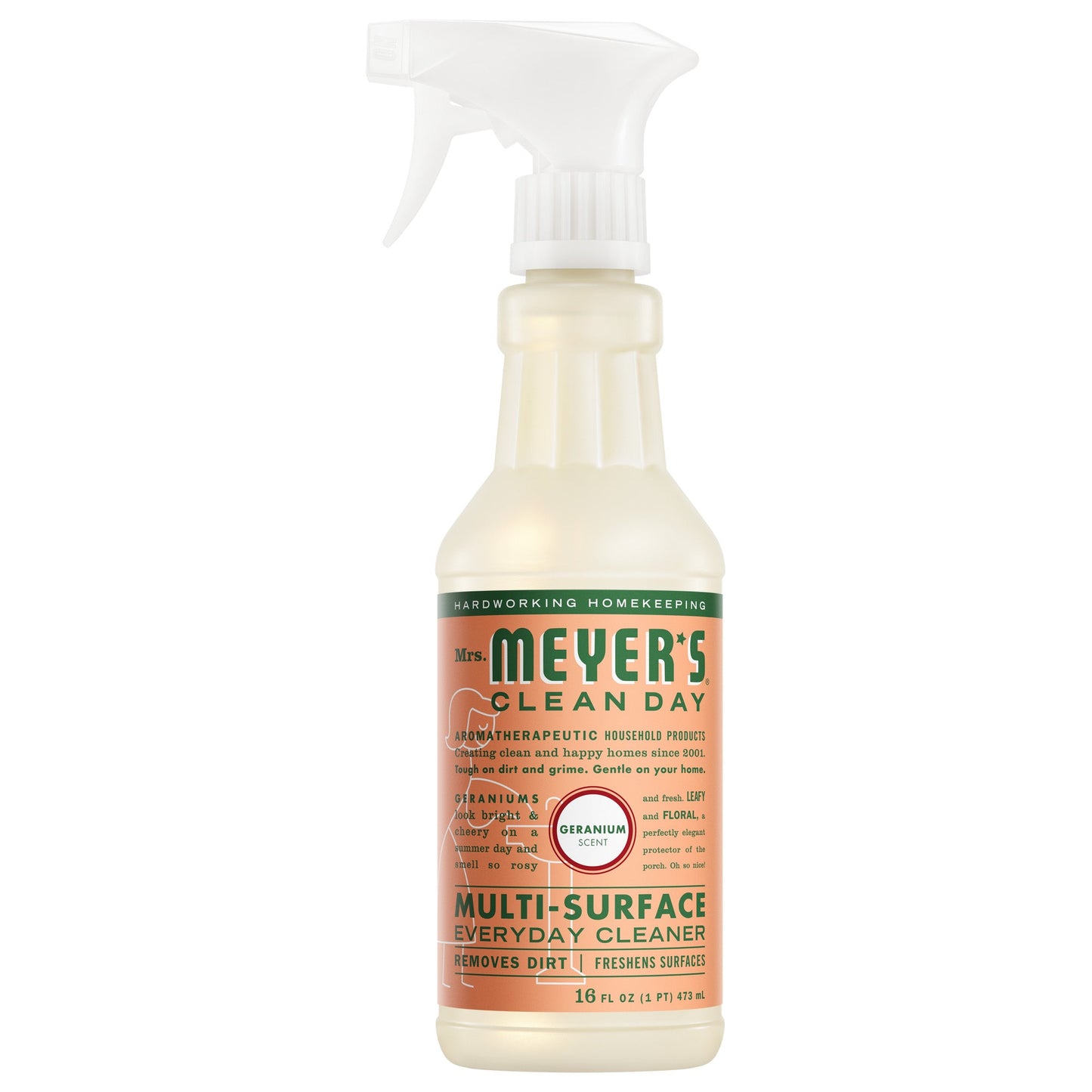Mrs. Meyers Geranium Multi - Surface Everyday Cleaner - with Everyday Surface Care