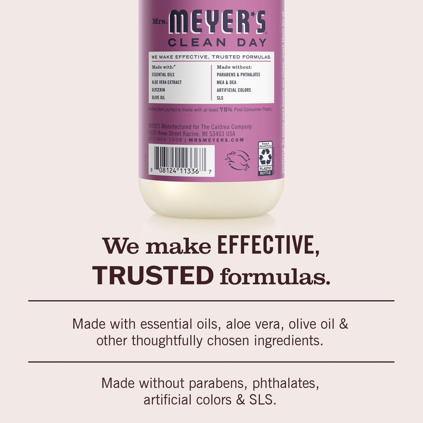 Mrs. Meyers Plum Berry Liquid Hand Soap - with Everyday Cleansing