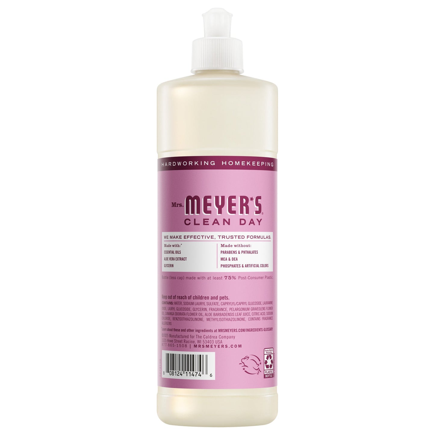 Peony Dish Soap Mrs. Meyers - with Kitchen Cleanup