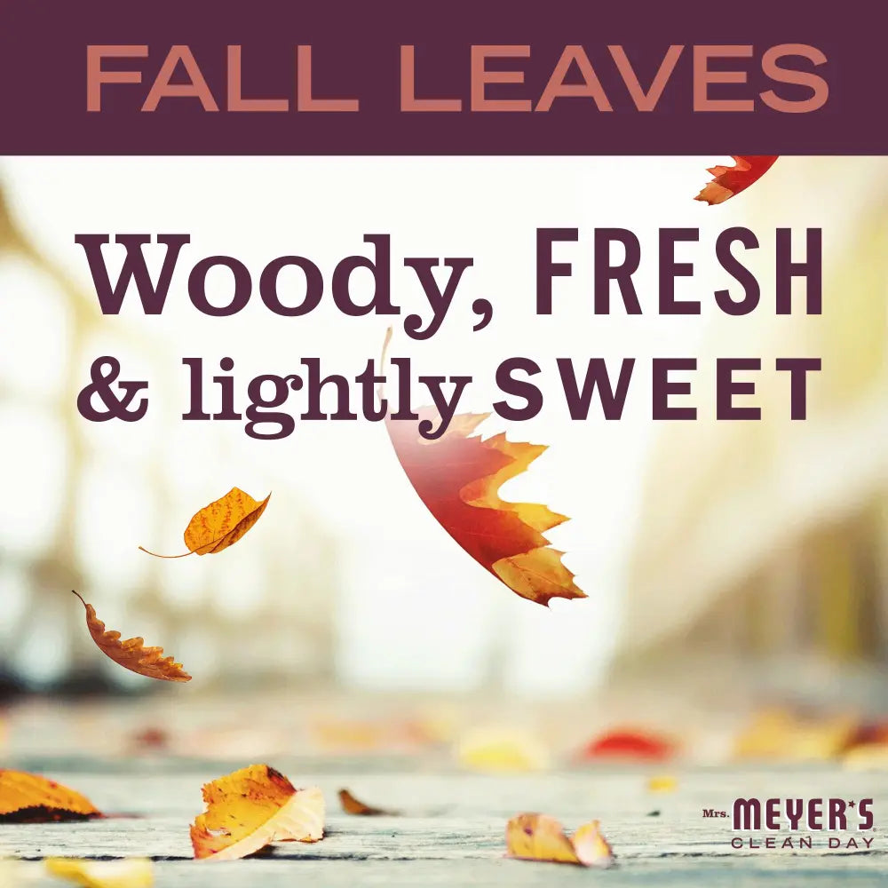 Mrs. Meyers Fall Leaves Soy Candle Large - with Garden-Inspired Scent