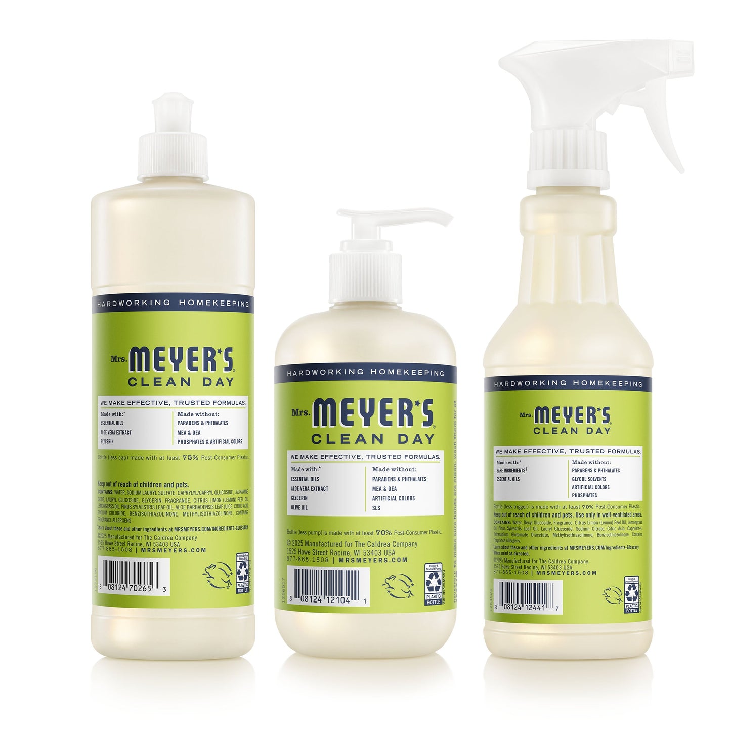 Mrs. Meyers Lemon Verbena Kitchen Basics Set - with Everyday Cleansing