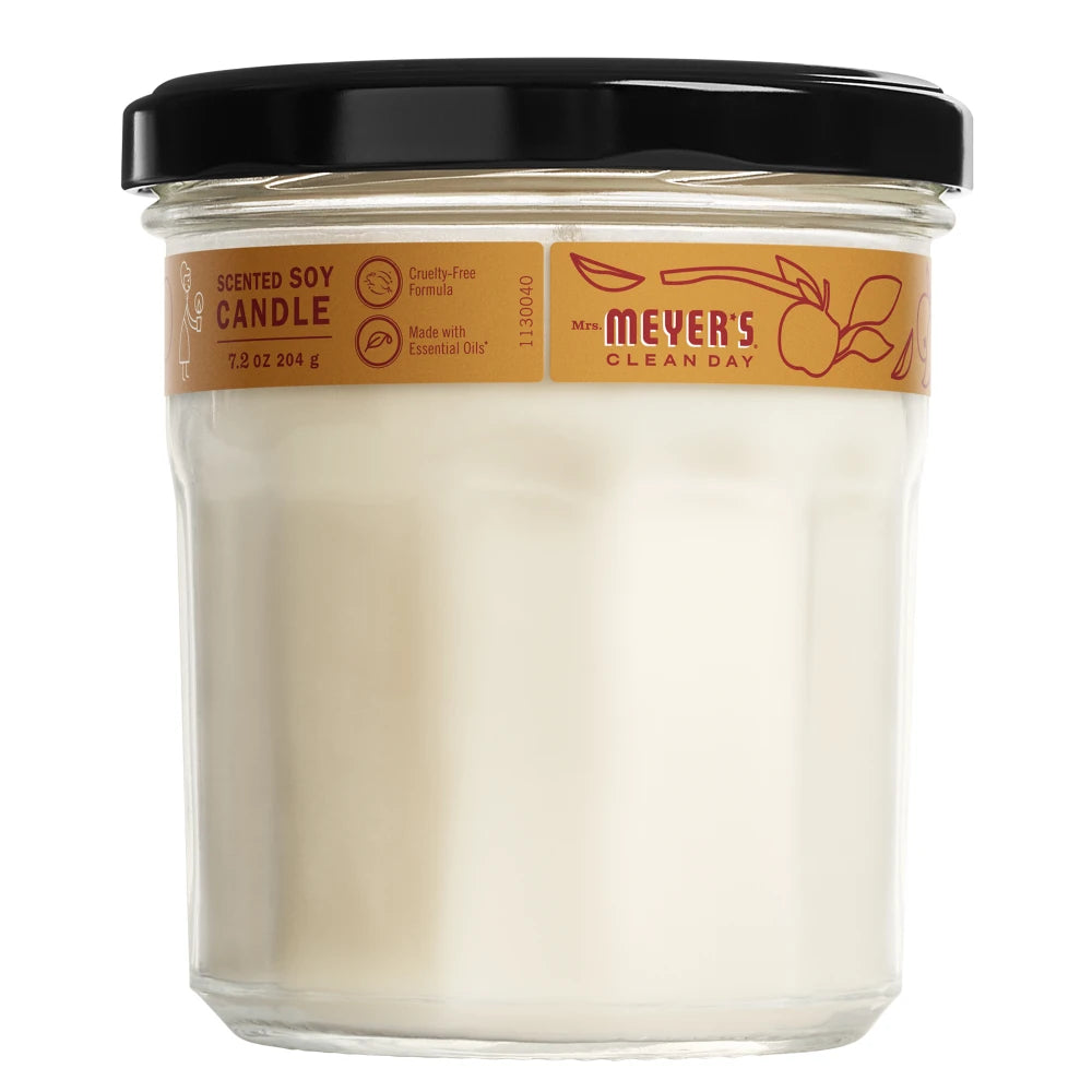 Mrs. Meyers Apple Cider Soy Candle Large - with Garden-Inspired Scent
