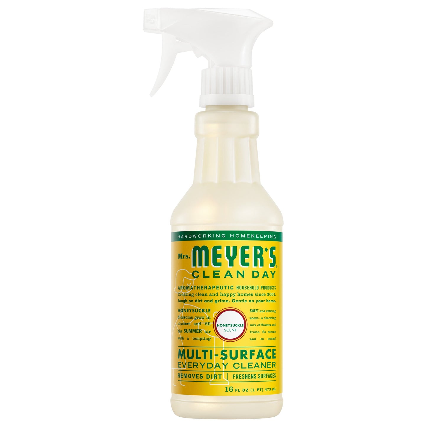 Mrs. Meyers Honeysuckle Multi - Surface Everyday Cleaner - with Everyday Surface Care