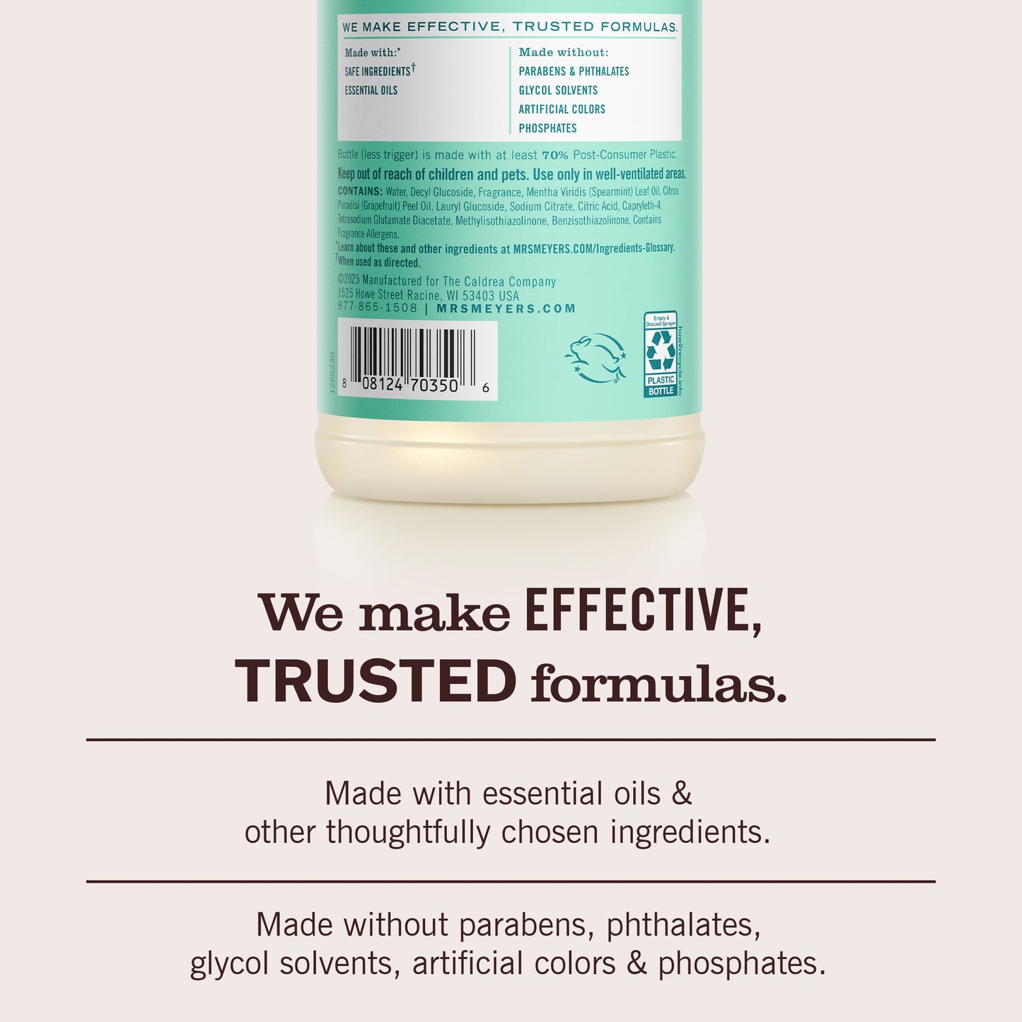 Mrs. Meyers Mint Multi - Surface Everyday Cleaner - with Everyday Surface Care