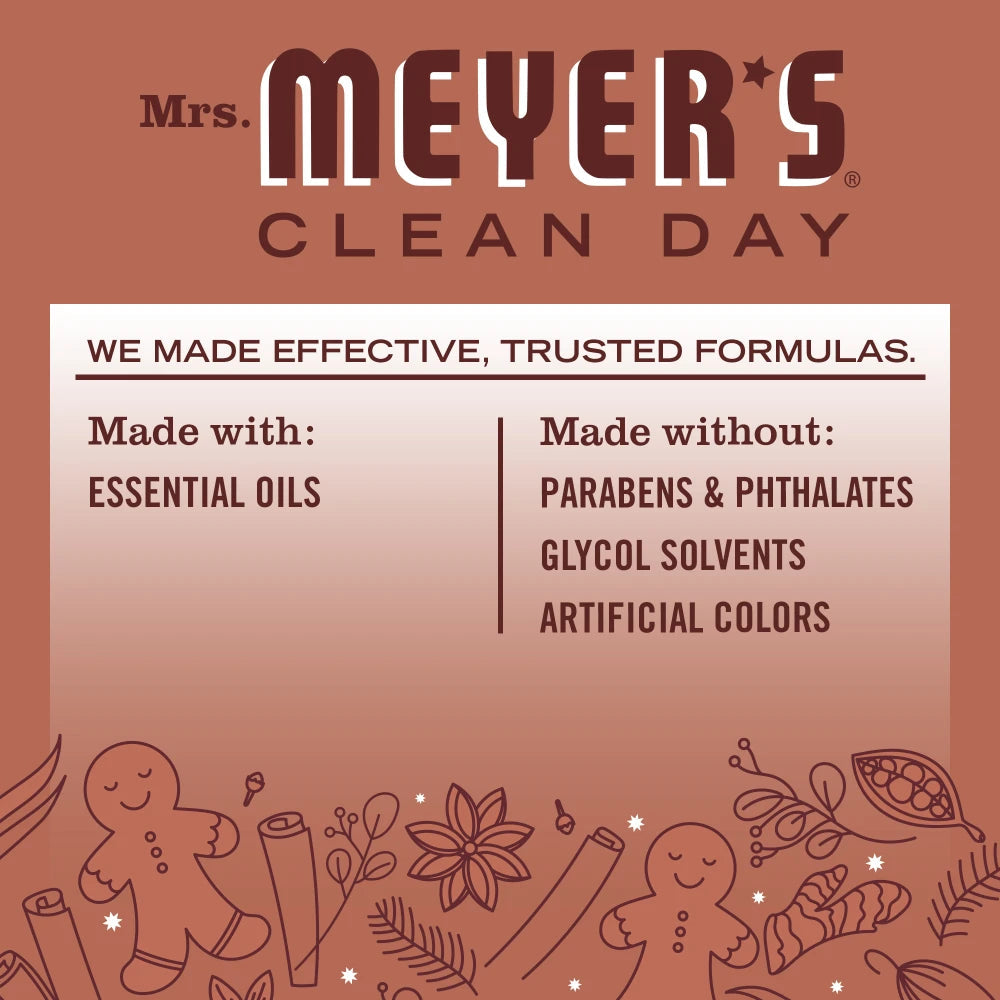 Mrs. Meyers Gingerbread Kitchen Basics Set - with Everyday Cleansing