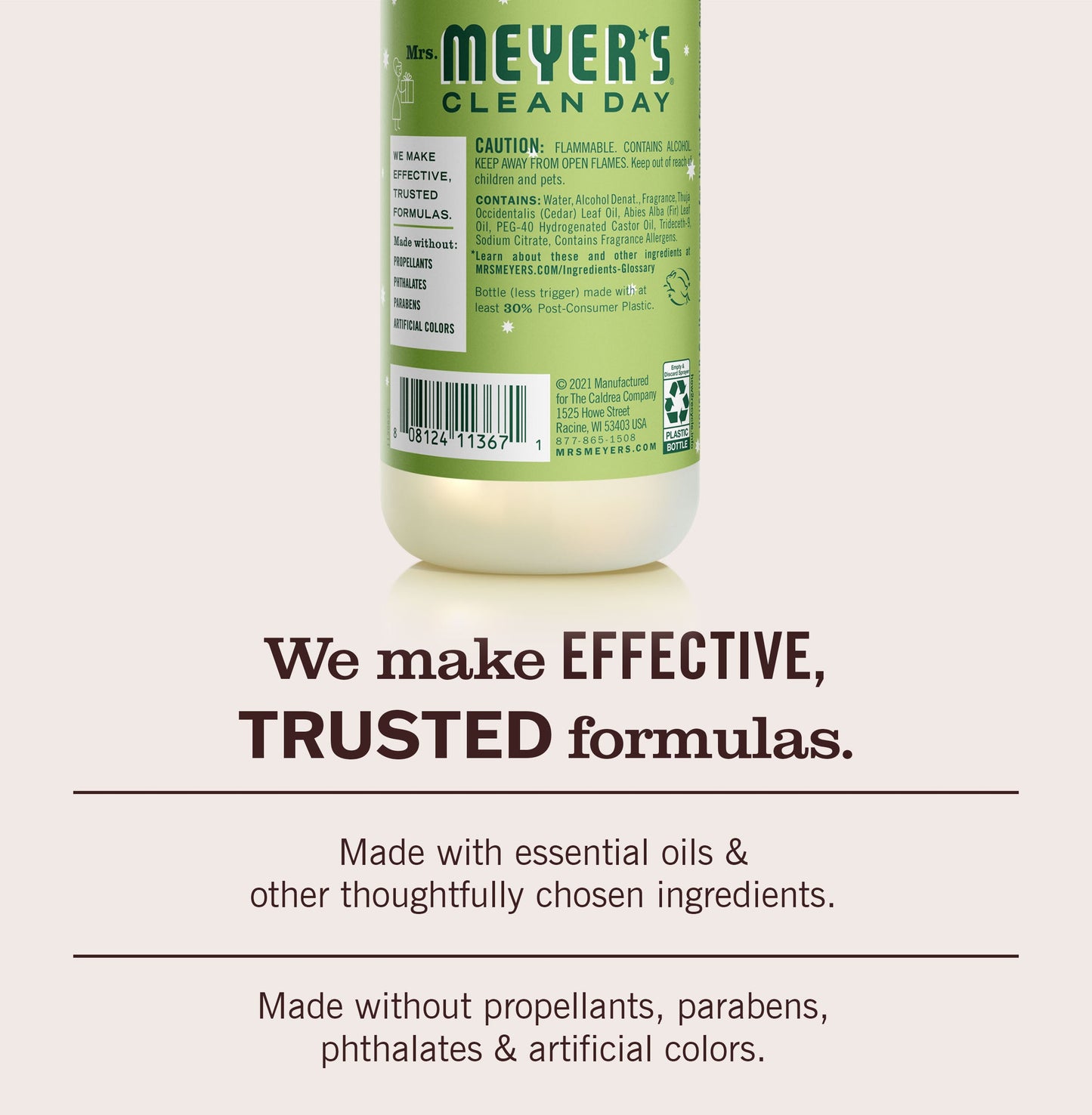 Mrs. Meyers Iowa Pine Room Freshener - with Garden-Inspired Scent