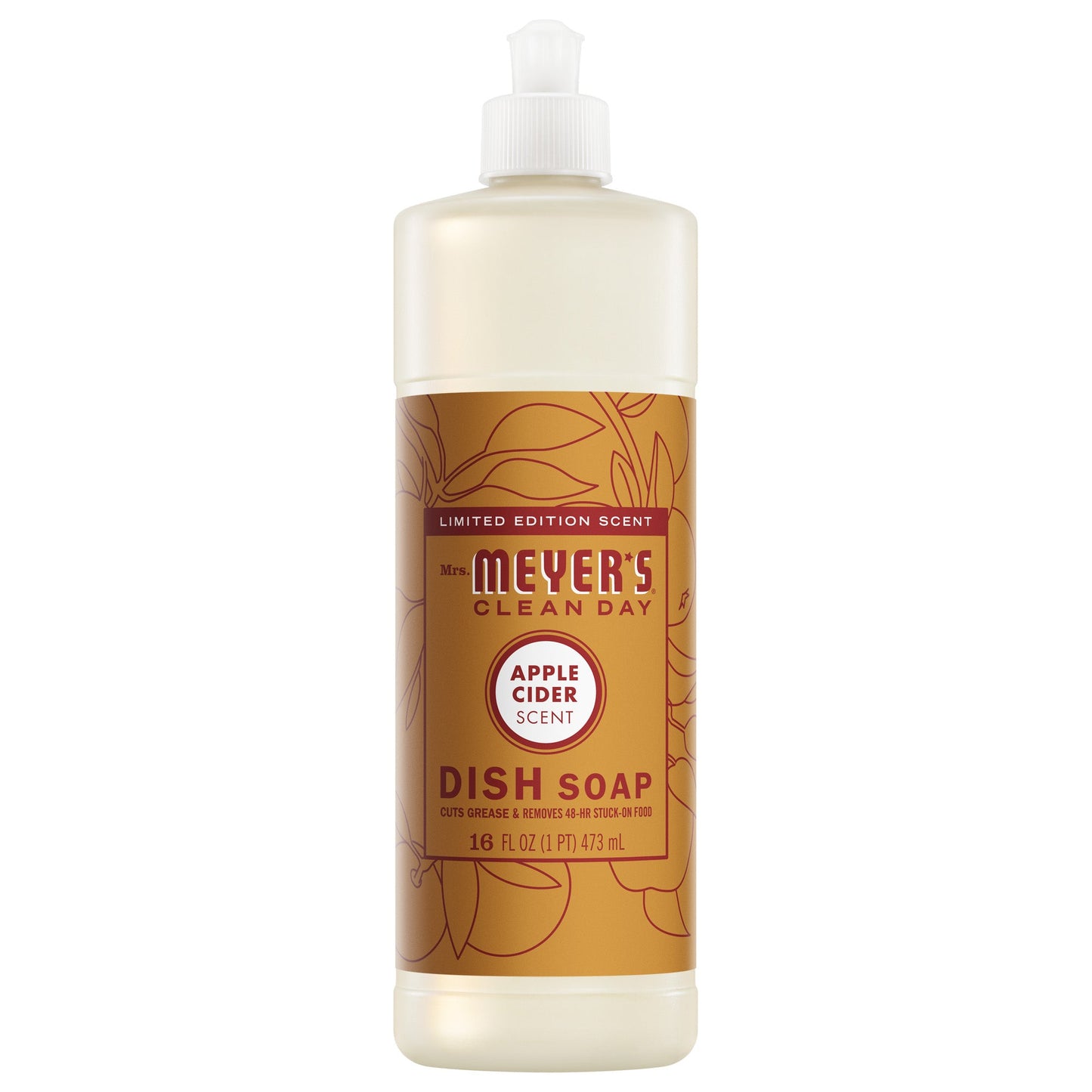 Mrs. Meyers Apple Cider Dish Soap - with Kitchen Cleanup